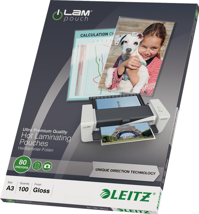 Image du produit Leitz Film de stratification (A3, 100 pièce(s), 80 µm)