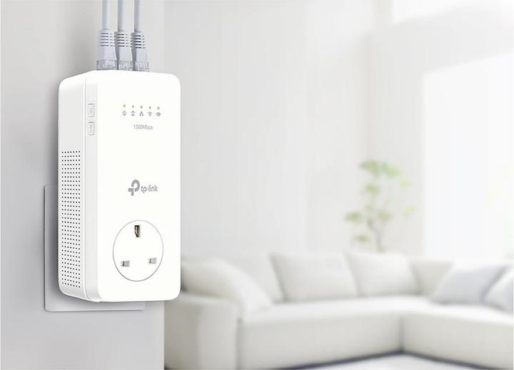 Image du produit TP-Link AV1200 GigabitPowerline ac WLAN KIT avec prise avant jusqu'à 1200Mbps de débit de données en (1200 Mbit/s)