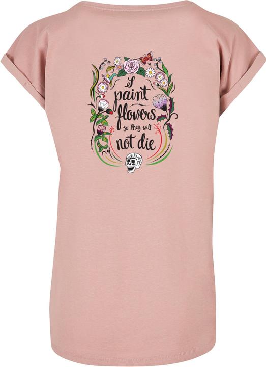 Actual product image Merchcode Ladies Frida Kahlo - Skeleton Extended Shoulder Tee - 116121 (L)
