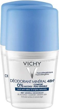 Produktbild Vichy 2er-Set Deodorants Mineral 48h - 2 x 50 ml (Roll-on, 50 ml)