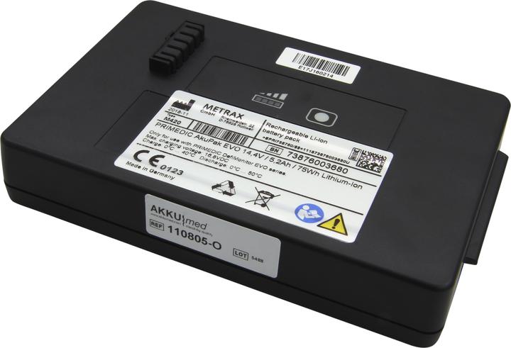Image du produit AccuCell Akku Primedic Defi Monitor EVO, M420 - PRI 97214 (1 pcs, Spécifique à l'appareil, 5200 mAh, Batterie)
