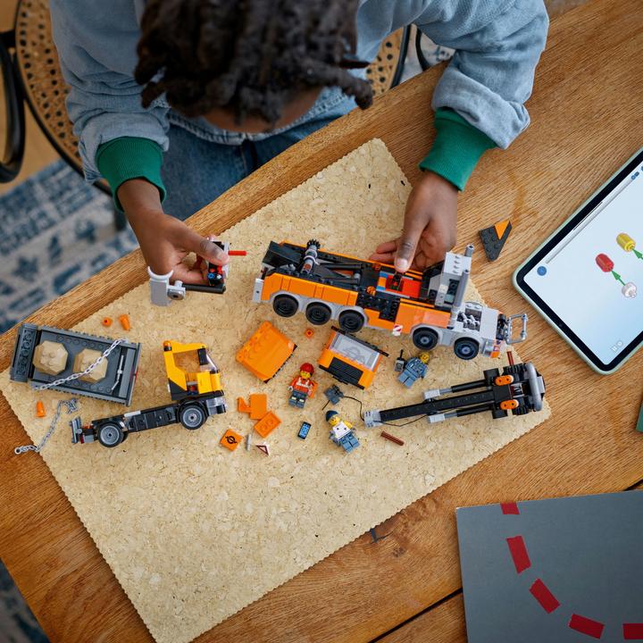 Produktbild LEGO Schwerlast-Abschleppwagen mit Kran (60467, LEGO City)