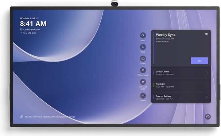 Actual product image Microsoft Surface Hub 3 for business (3840 x 2160 Pixels, 85")