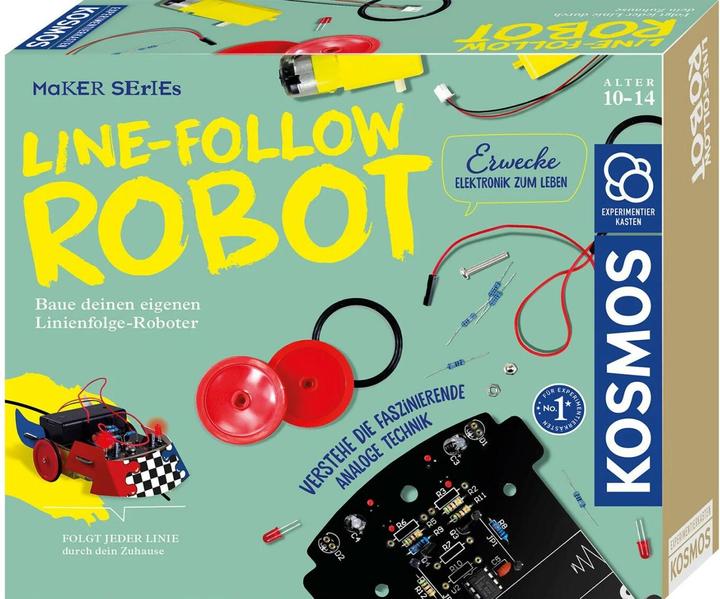 Actual product image Kosmos Experiment Box Line-Follow-Robot