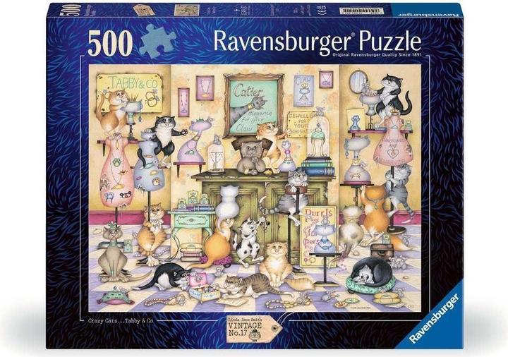Produktbild Ravensburger - Crazy Cats Taby & Co. 500p (12001451) (500 Teile)