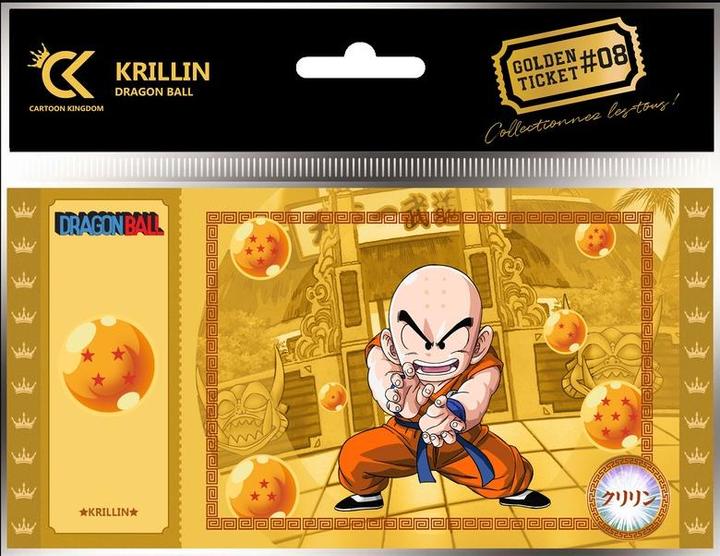 Actual product image Dragon Ball - Krillin Golden Tickets Black Edition (Booster Pack)