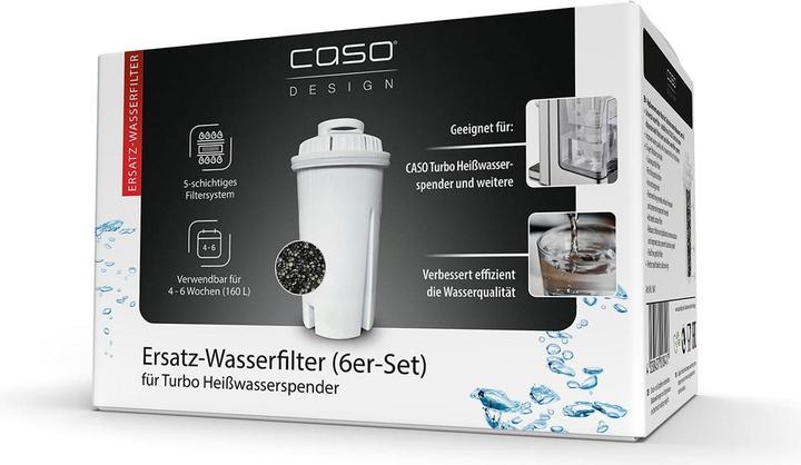 Produktbild Caso Ersatzfilter für Turbo-Heisswasserspender (6 x)