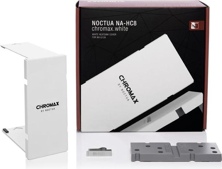 Actual product image Noctua HC8 chromax.white CPU cooler cover