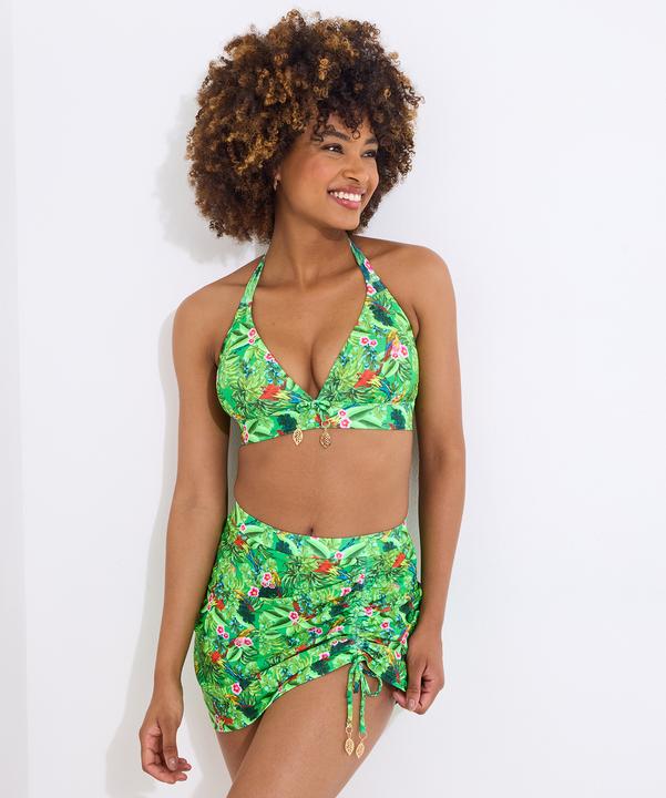 Actual product image Joe Browns Tropical Print Halter Bikini Top (38)
