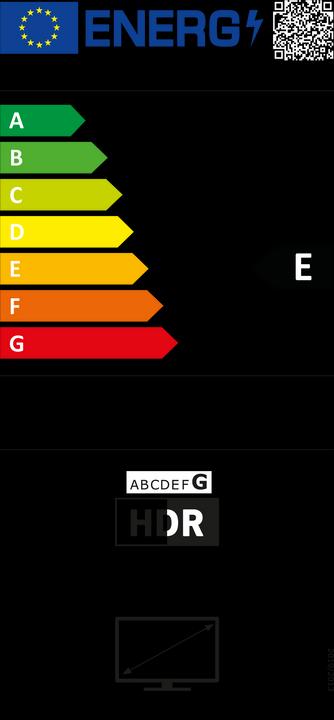 Energie-Label Telefunken D55U750X2CWI (55", LED, 4K, 2024)
