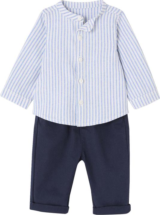Actual product image Vertbaudet Baby-Set: Gestreiftes Hemd & Hose (62)