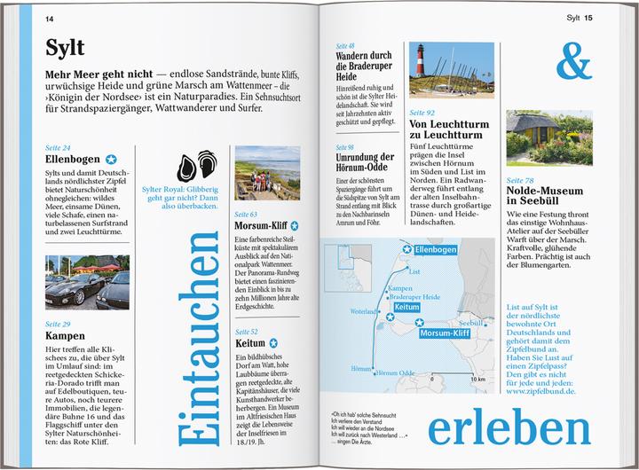 Produktbild Reise-Taschenbuch Reiseführer Sylt, Föhr, Amrum (Deutsch, Claudia Banck, 2025)