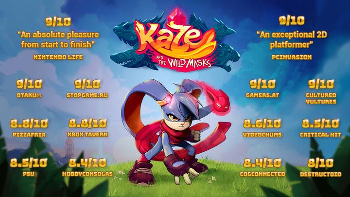 Produktbild Kaze and the Wild Masks (Switch, Switch Lite, Switch OLED, EN)