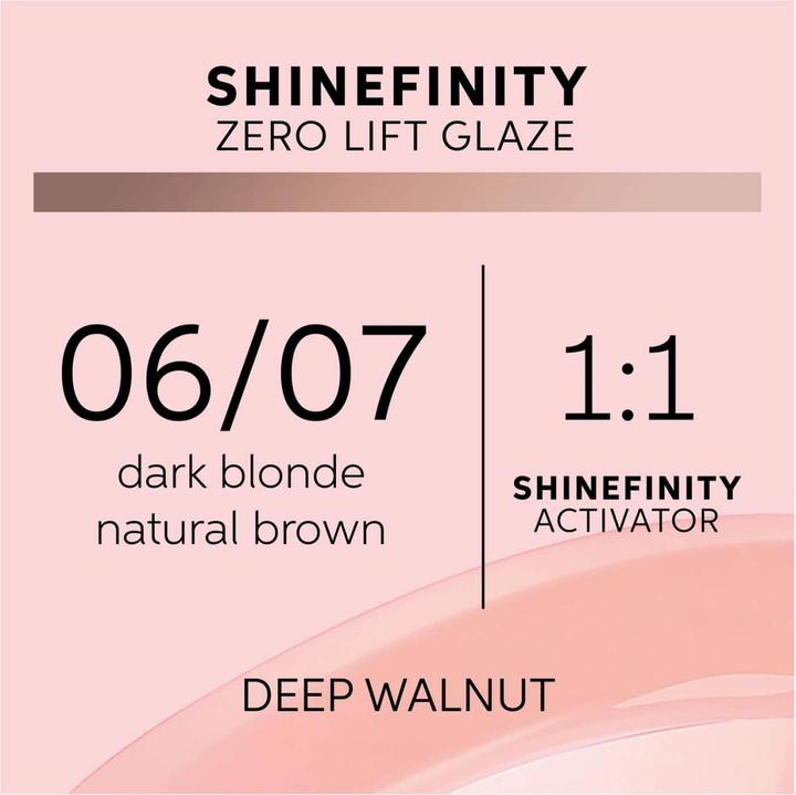 Image du produit Wella Shinefinity (06, 07 - Deep Walnut)
