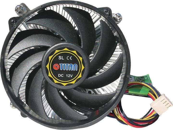 Actual product image Titan DC-HA21TZ/RPW CPU cooler for Intel socket LGA1700, low profile design (95W)