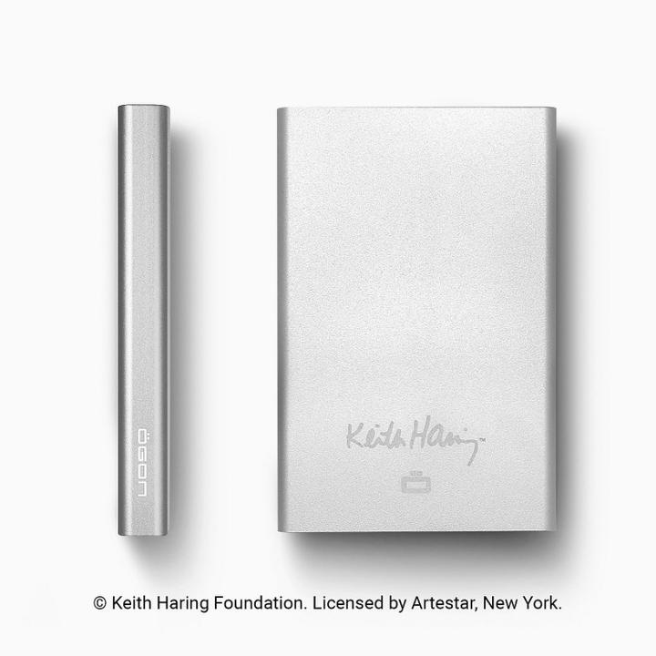 Actual product image Ögon Credit card holder K.HARING Colour Slider Print
