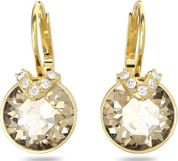 Produktbild Swarovski Bella V Drop Ohrhänger Rundschliff Gold (Swarovski Metall)