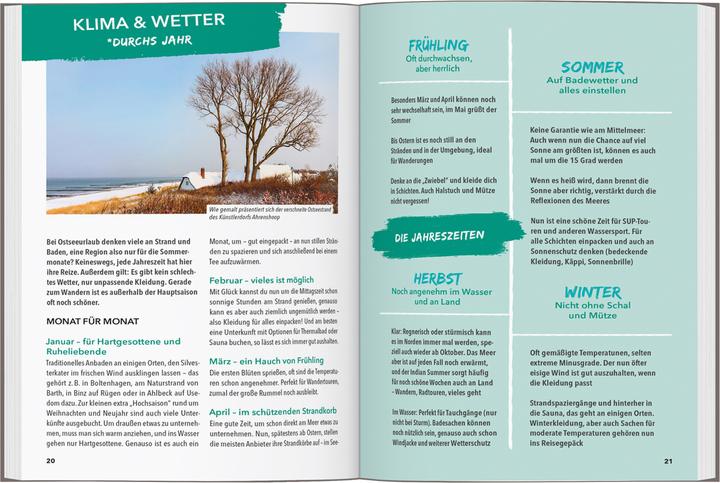 Produktbild OUTDOOR GUIDE Reiseführer Ostseeküste Mecklenburg-Vorpommern (Deutsch, Christine Lendt, 2025)