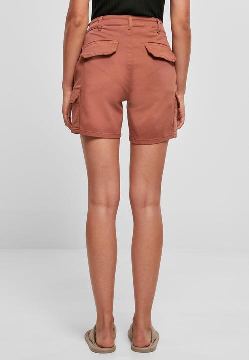 Actual product image Urban Classics Ladies High Waist Cargo Shorts (34)
