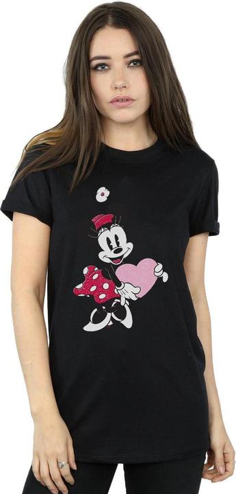 Immagine prodotto Disney Minnie Mouse Love Heart Maglietta Ampia Donna (XL)