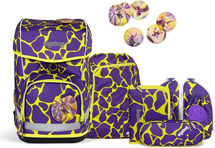 Ergobag Schultaschen Set CUBO Light Lumi - SuBärkraft (19 l)
