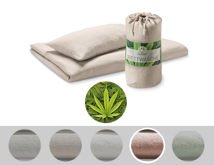 Produktbild Dormiente Bettwäsche-Set Hanf (Bettwäsche Set, 210 x 160 x 2 cm)