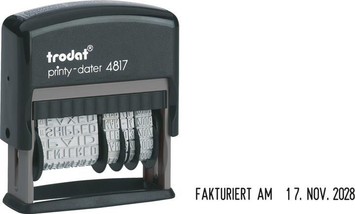 Actual product image Trodat Printy 4817