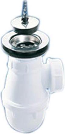 Nicol Sifone Per Lavabo Con Coperchio Cl217 (Sifone per lavatrice)