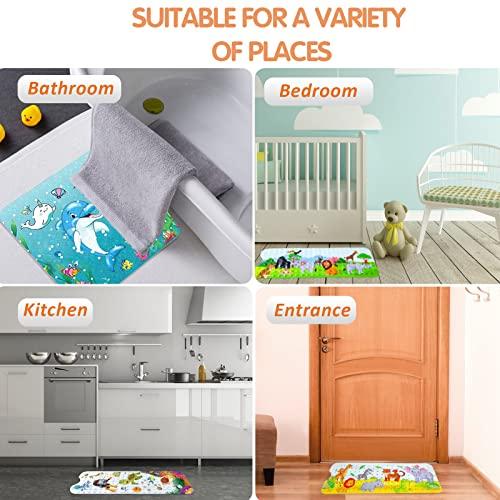Produktbild Activity Board Badematte für Kinder Cartoon Anti-Rutsch-Baby-Badematte Extra lange Anti-Rutsch mit Saugnäpfen