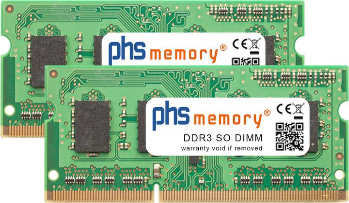 Actual product image PHS-memory 8GB (2x4GB) Kit RAM Memory for QNAP TS-451+ DDR3 SO DIMM 1600MHz (TS-451+, 2 x 4GB)