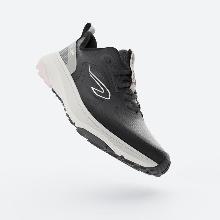Actual product image Kalenji Kiprun JF190 Women's Running and Trail Shoes - Black/Pink (42)