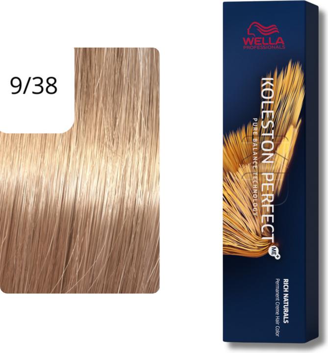 Immagine prodotto Wella KP Me+ 9/38 biondo chiaro oro perlato 60ml (9/38 perla oro biondo chiaro perla)