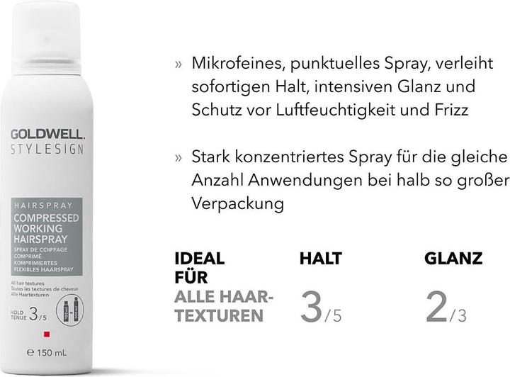 Immagine prodotto Goldwell StyleSign - Lacca per capelli a funzionamento compresso - 150ml (150 ml)