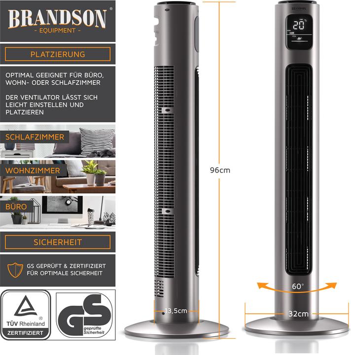 Produktbild Brandson Turmventilator (48 dB)