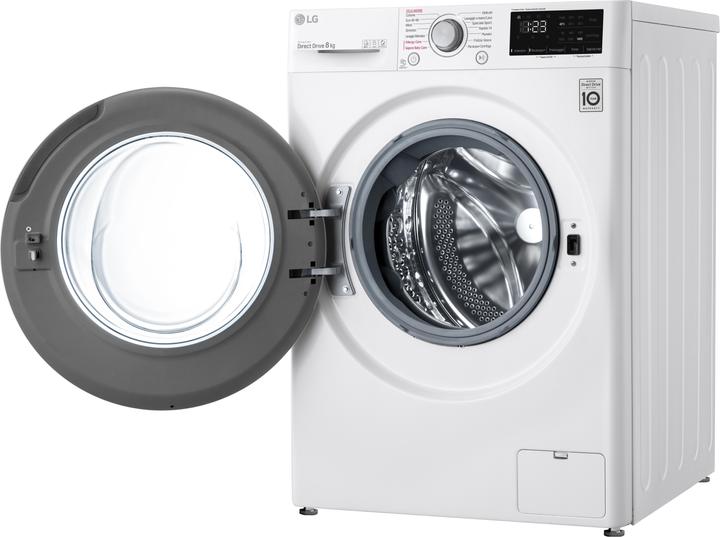 Actual product image LG F2WV3S7S4E Slim AI DDTM SteamTM 7kg Washing Machine Energy Class D (7 kg, Left)