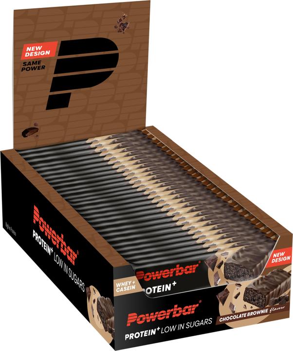 Powerbar Protein Plus Low Sugar (Schokolade, Brownie, 16 Stk., 560 g)