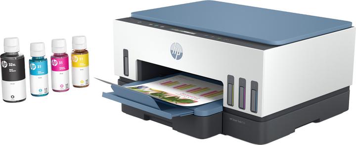 Produktbild HP 725 Thermal Inkjet DPI pro Minute WLAN (Thermodirekt, Farbe)