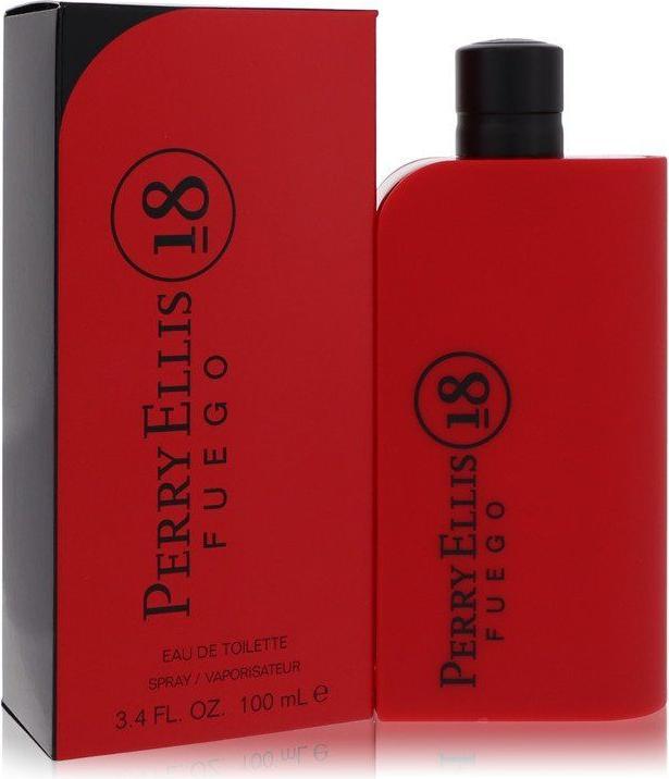 Actual product image Perry Ellis 18 Fuego by Eau de Toilette Spray 100 ml (Eau de toilette, 100 ml)