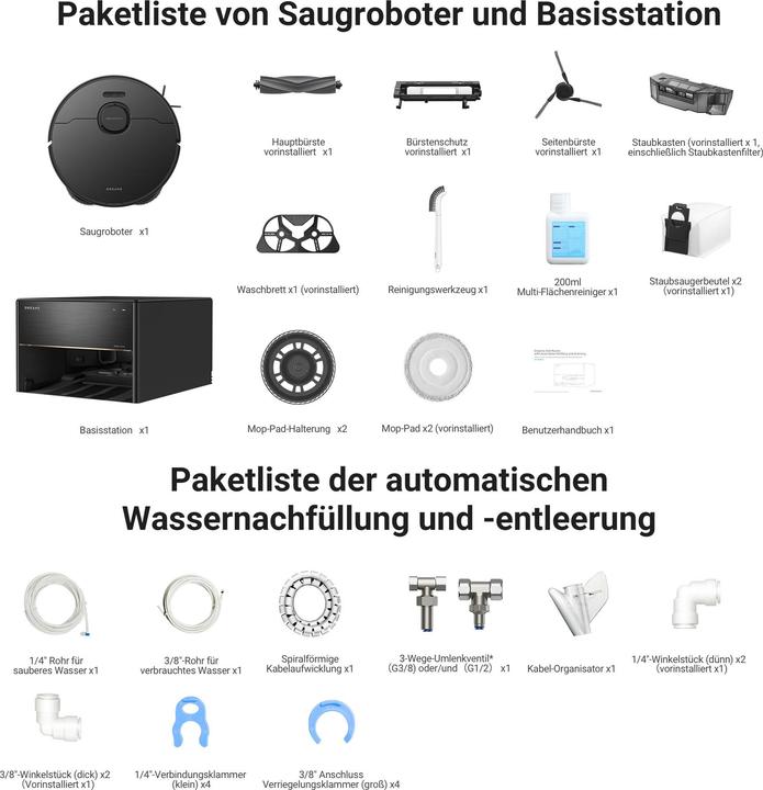 Produktbild Dreame X40 Master (Saugwischroboter)