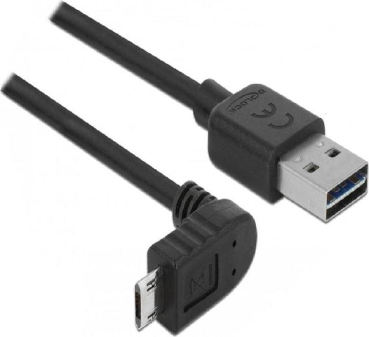 Produktbild Delock Easy USB-A - Micro-B, gewinkelt oben/unten (3 m, USB 2.0)