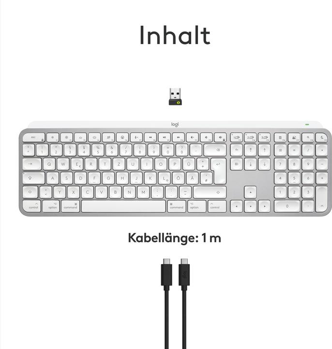 Actual product image Logitech MX Keys S for Mac (DE, Wireless)