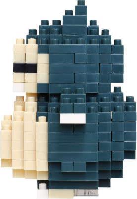 Actual product image Nanoblock Pokemon Snorlax