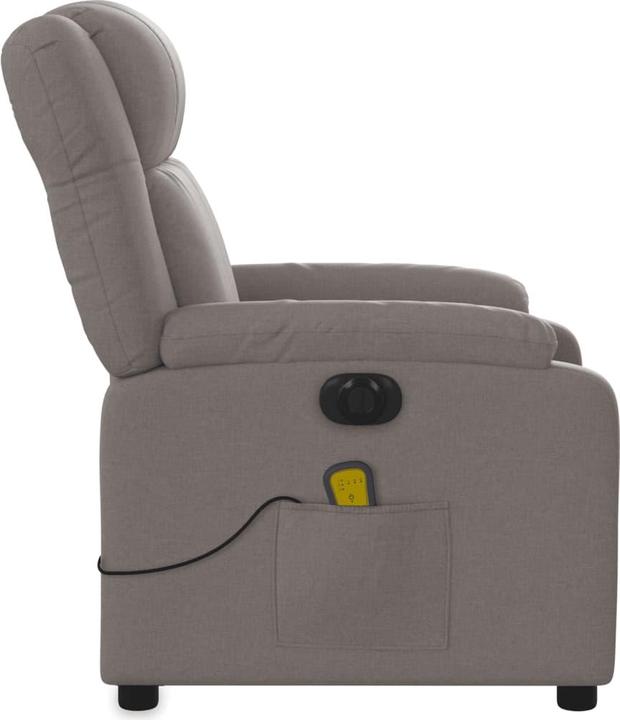 Produktbild VidaXL Massagesessel Fernsehsessel Relaxsessel Sessel Elektrisch Taupe Stoff