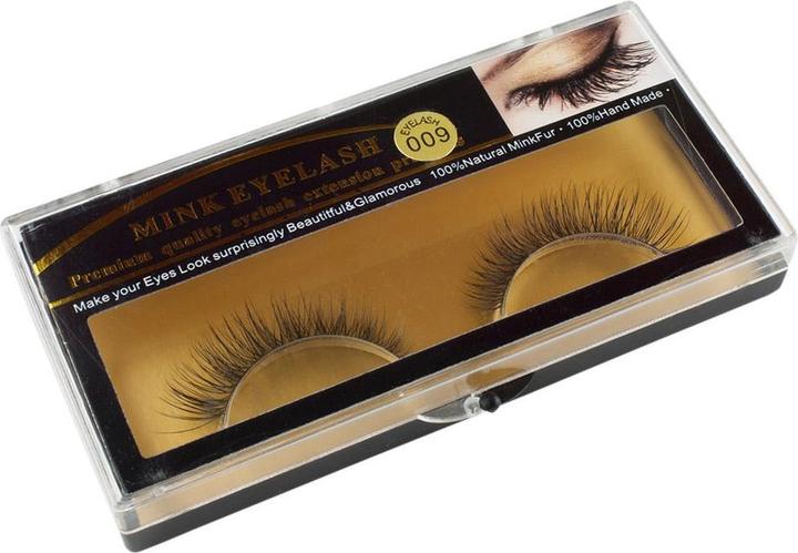 JTI Luxuriöse falsche Wimpern aus Nerzfell - #009 (Künstliche Wimpern)