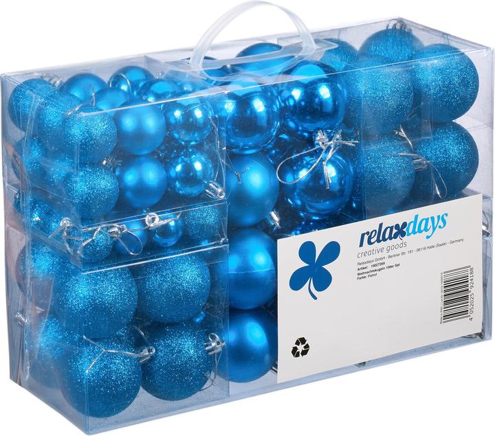 Relaxdays Christmas Bauble Set of 100 (100 -part)