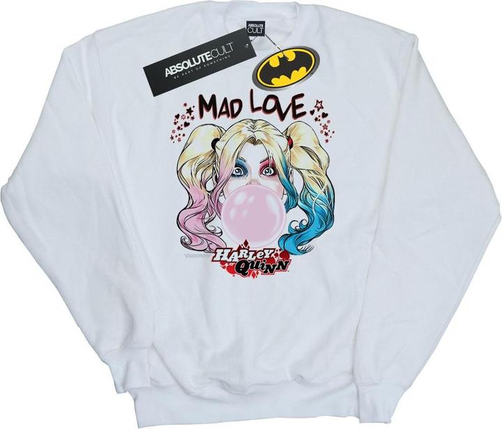 Harley Quinn Mad Love Baumwoll Sweatshirt