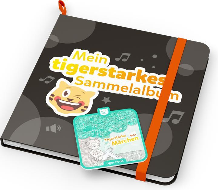 Actual product image Tigermedia scrapbook (German)