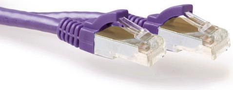 Produktbild Purple 5 meter LSZH SFTP CAT6A patch cable snagless with RJ45 connectors (S/FTP, CAT6a, 5 m)