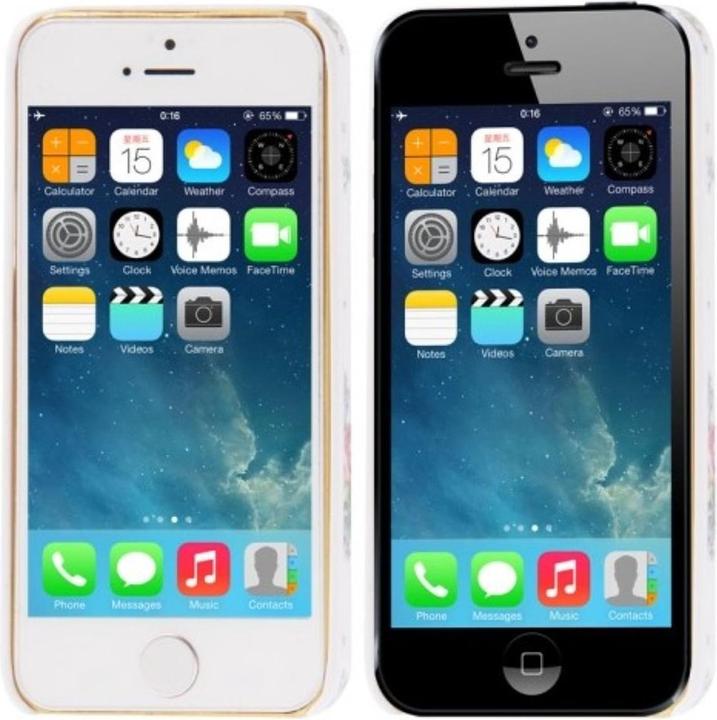 Produktbild König Design Schutzhülle Hard Case für Apple iPhone 5 / 5s Blume (Apple iPhone 5)