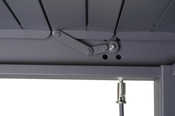 Actual product image Leco Lamellenpergola DELUXE 3x4m anthrazit (400 cm, 300 cm)